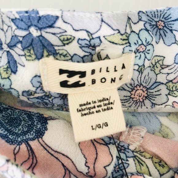 Billabong BNWT Field Day A-Line Midi Skirt Blue Size Large RRP $80 - Picture 10 of 12